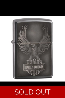 Harley Davidson Black Ice Eagle Zippo Lighter