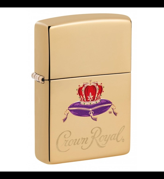 Crown Royal High Polish Brass Zippo