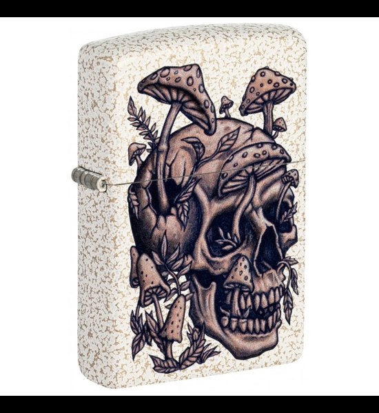 Skull & Mushroom Mercury Glass Zippo Lighter