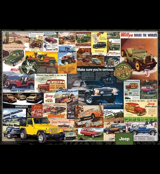 Jeep Advertising Collection 1000 PC Puzzle