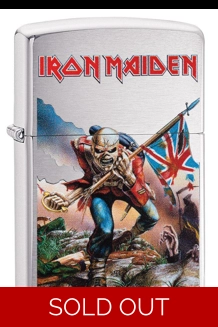 Iron Maiden The Trooper Street Chrome Zippo