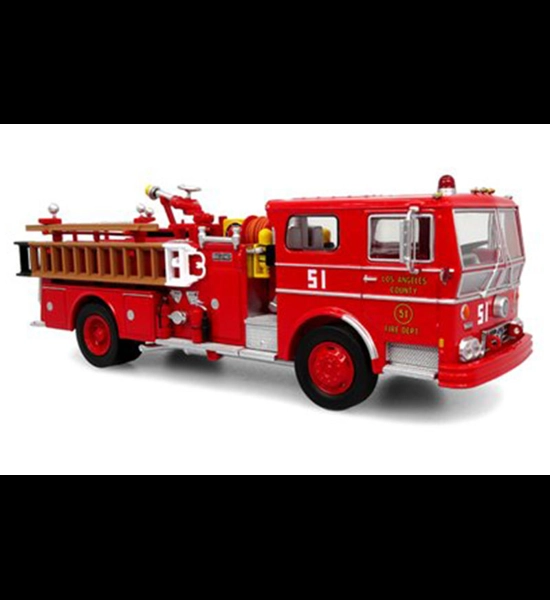 LACFD 1973 Ward LaFrance Fire Engine 1/50 Diecast