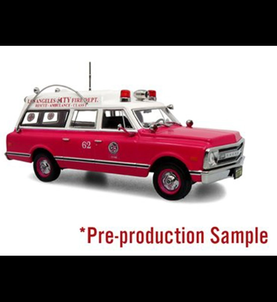 Los Angeles F.D. 1969 Chevrolet C-10 Ambulance 1/50 Diecast