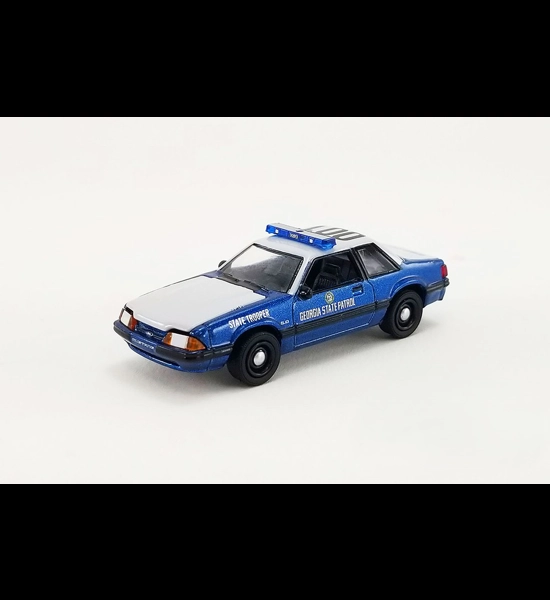 Georgia State Patrol '89 Ford Mustang SSP 1/64 Diecast