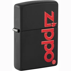 Textured Logo Zippo Lighter