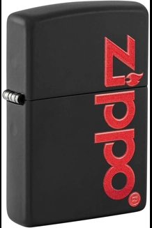 Textured Logo Zippo Lighter