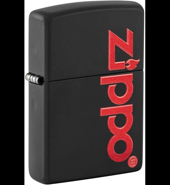 Textured Logo Zippo Lighter
