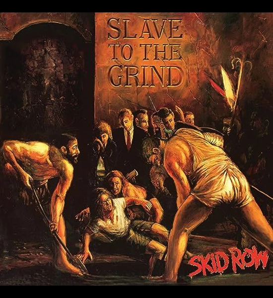 Skid Row - Slave To The Grind Orange/Black Marble Vinyl LP
