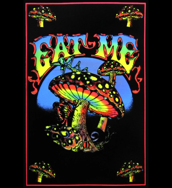 Eat Me Blacklight 23" x 35" Poster