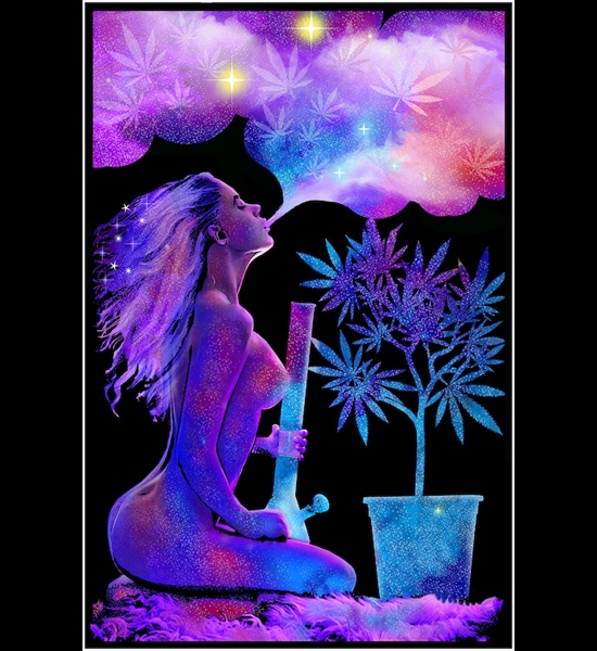 Cannabliss Blacklight 23" x 35" Poster