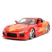 Fast & Furious Orange JLS Mazda RX-7 1/24 Diecast