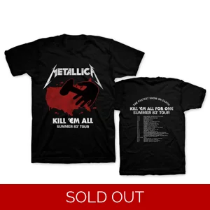 Metallica Kill'em All '83 Tour T-Shirt
