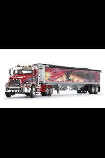 Our Fallen Heroes Mack Pinnacle W/Grain Trailer ..