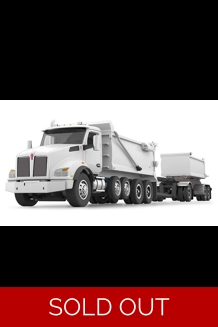 DCP Kenworth T880 Dump Truck W/Dump Trailer