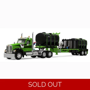 Kenworth W990 Day Cab W/42' Liquid Fertilizer Tender Trailer 1/64 Diecast