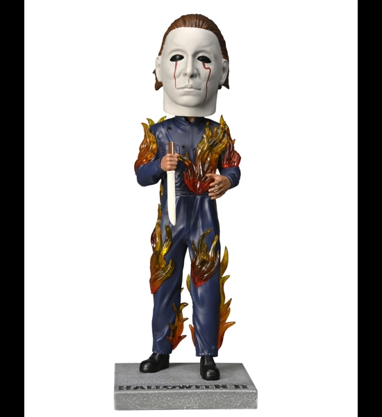 NECA Halloween 2 Myers On Fire Head Knocker