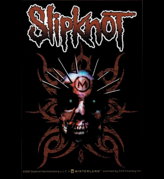 Slipknot - Skull & Nails Sticker