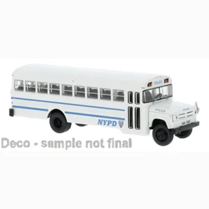 N.Y.P.D. 1970 Dodge S 600 Bus 1/87 Diecast
