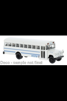 N.Y.P.D. 1970 Dodge S 600 Bus 1/87 Diecast