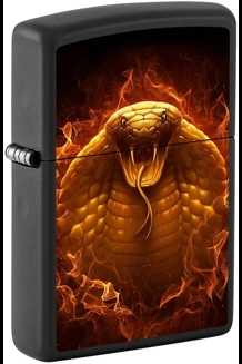 Cobra Snake Fire Zippo Lighter