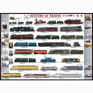 History Of Trains 500 PC Puzzle