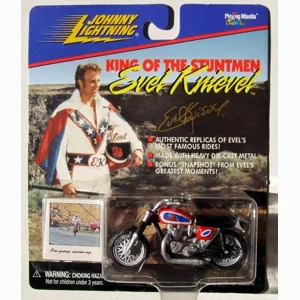 Johnny Lightning Evel Knievel Stunt Cycle 1/64 Diecast