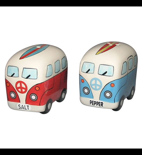 Surfer VW Van Salt & Pepper Shakers