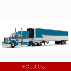 DCP Peterbilt 379 Mid-Roof Sleeper W/Utility Trailer 1/64 Diecast