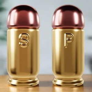 Bullet Salt & Pepper Shakers