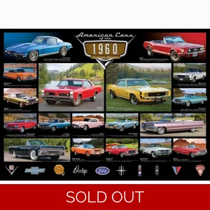 American Cars Of The 1960's 1000 PC Puzzle