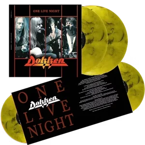 Dokken - One Live Night - Limited Edition Yellow Smoke 4X Vinyl LPs
