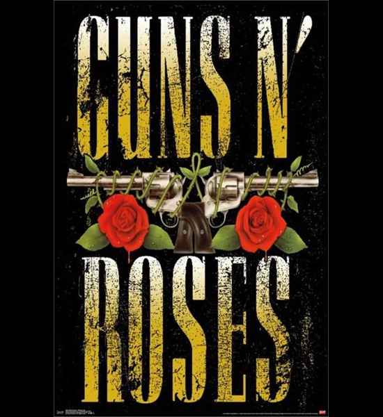 Guns N Roses Logo Poster 22" x 34"