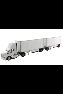 Peterbilt 579 Day Cab W/ Double Pup Trailers