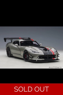Autoart '17 Dodge Viper ACR 1:18 Scale Diecast