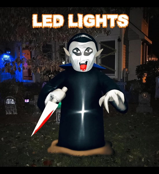5 FT Halloween Murderous Vampire Inflatable Decor