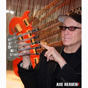 Axe Heaven Rick Nielsen Five-Neck Checkered Guitar Replica