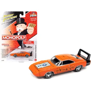 Johnny Lightning Monopoly 1969 Dodge Charger Daytona 1/64 Diecast