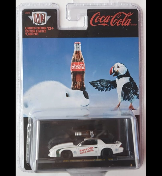 M2 Coca-Cola 1985 Chevy Camaro Iroc-Z 1/64 Diecast