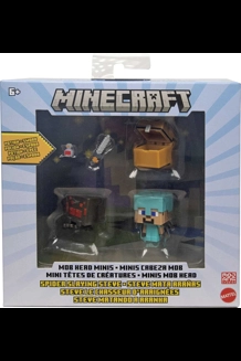 Minecraft Spider Slaying Steve Mob Head Minis