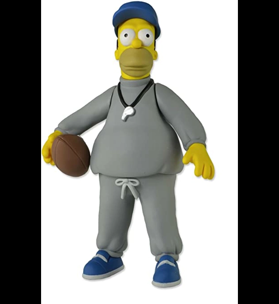 NECA The Simpsons Guest Stars Series - Coach Homer Action Figure