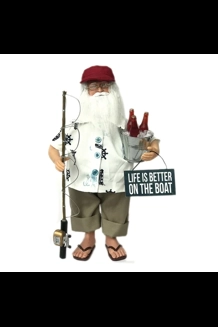 15 Inch Fishing Claus Figure