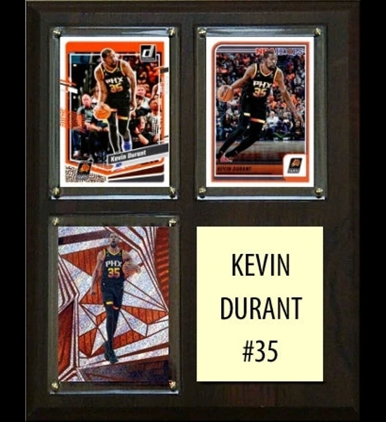 Kevin Durant 3 Card 8"x10" Phoenix Suns Wood Plaque