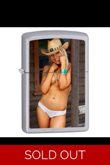 Cowgirl Miranda Zippo Lighter