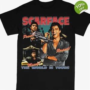Scarface Tony Montana Collage T-Shirt