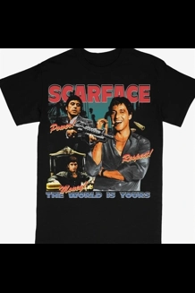 Scarface Tony Montana Collage T-Shirt
