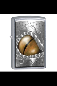 Open Dragon Eye Street Chrome Zippo Lighter