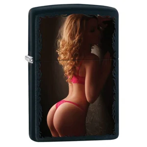 Pin Up Girl Red Lingerie Zippo