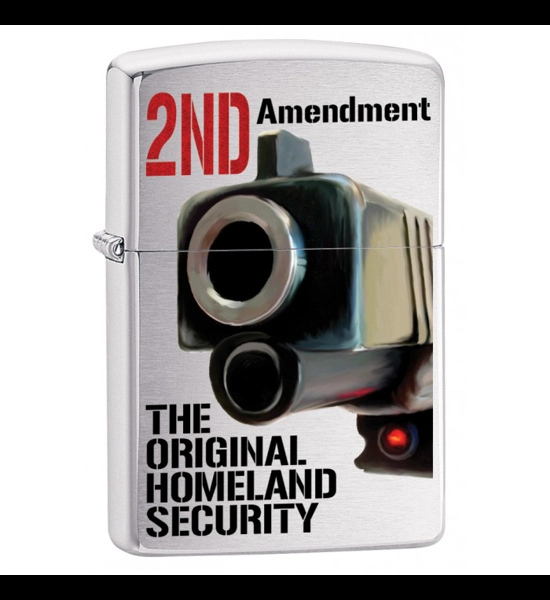 Second Amendment Homeland Security Zippo Lighter