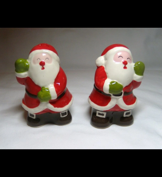 Holiday Time Santa S&P Shakers