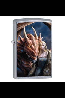 Anne Stokes Woman/Dragon Zippo